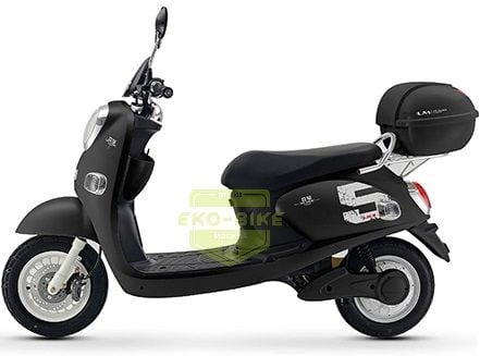 Электроскутер E-toro TLG Retro Black черный Электроскутер E-toro TLG Retro Black черный